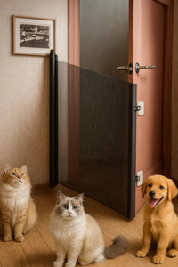 Retractable Pet Protection Gate (No Drill Required)
