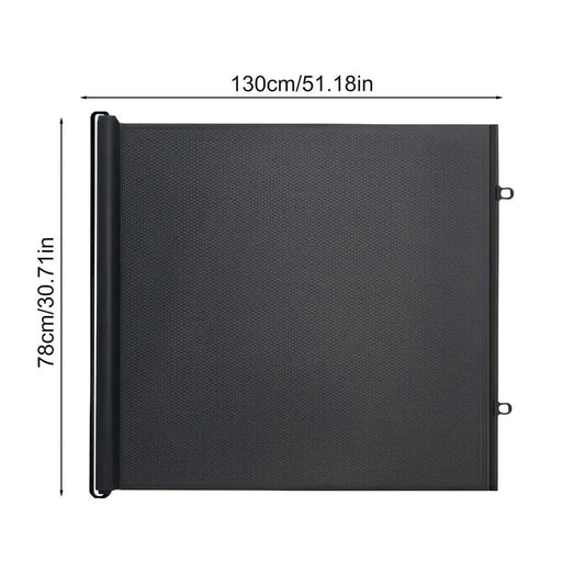 Retractable Mesh Pet Gate No Drill Extendable Child Protection Gate Pets Protective Barrier Mesh Screen for Balcony Hallways